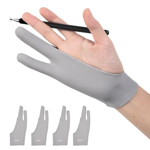 Set of 4 Artist Gloves for Drawing and Sketching