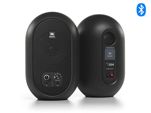 1 Series 104-BT Compact Desktop Reference Monitors with Bluetooth, Black, Sold as Pair