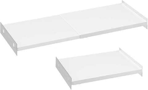 Adjustable Metal Closet Shelves, 2 Pack