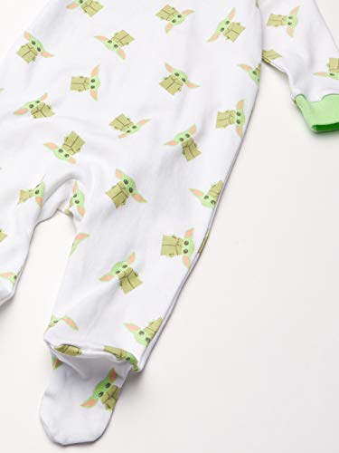 Yoda Sleep N Play White Print 0 to 3 Months