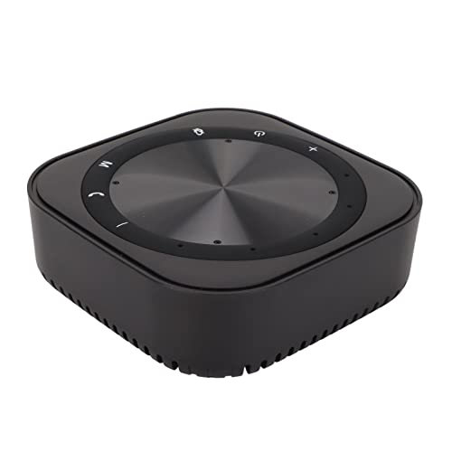 Bluetooth Speakerphone, 360 Omnidirectional Conference Microphone Speaker PC Computer Condenser Mic for Online Meeting Class, Zoom Call, Skype