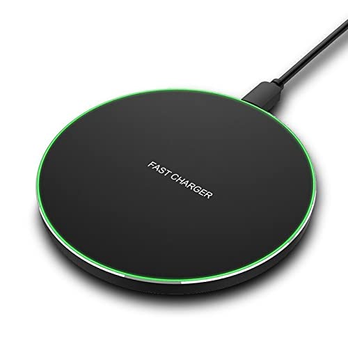 Fast Wireless Charger,20W Max Qi- Wireless Charging Pad Compatible with Apple iPhone 13/14/12/SE/11/X/XR,AirPods; 15W Wireless Charge Mats for Samsung Galaxy/Note S21/S20/S9,Galaxy Buds