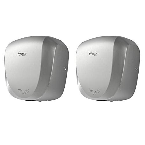 oco Standard Heavy Duty Stainless Steel 1450W 120V Automatic High Speed Commercial Hand Dryer, UL Listed x 2)