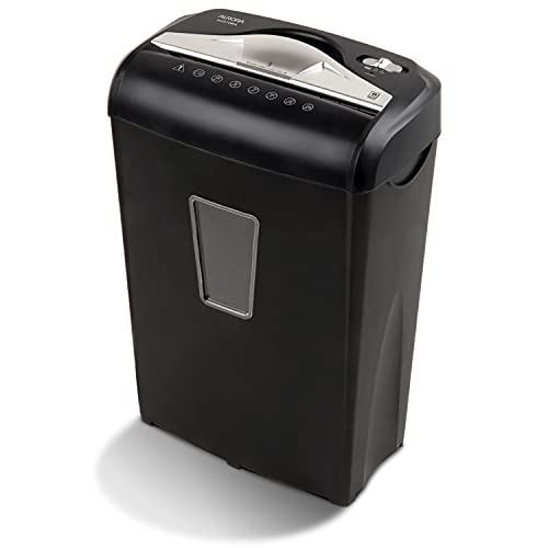 AU870MA High-Security 8-Sheet Micro-Cut Paper Credit Card Shredder Black