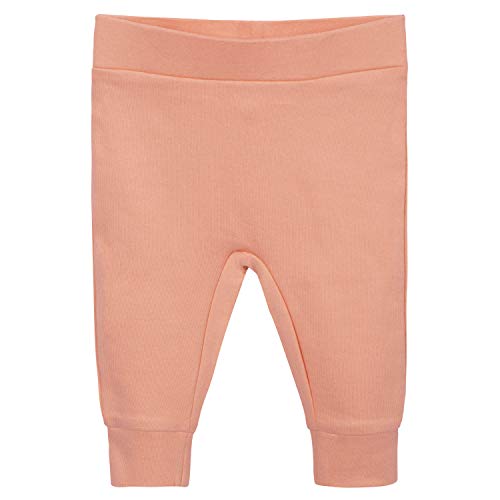 Baby Girls 2-Pack Pants, Orange/black, 6-9 Months