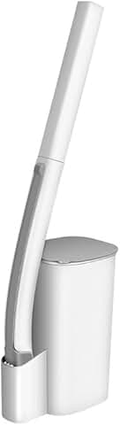 360-Degree Rotating Replaceable Toilet and Bathroom Brush Set