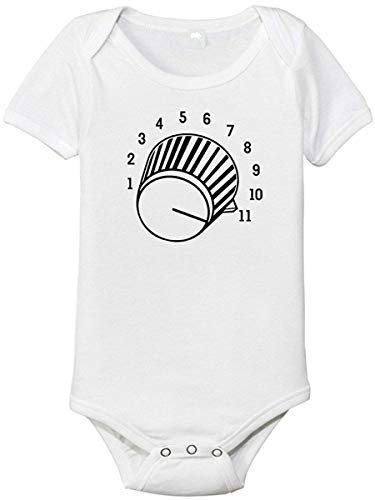 Spinal Tap Volume to Eleven One-Piece  Shirt/Bodysuit (0-3 Months) White