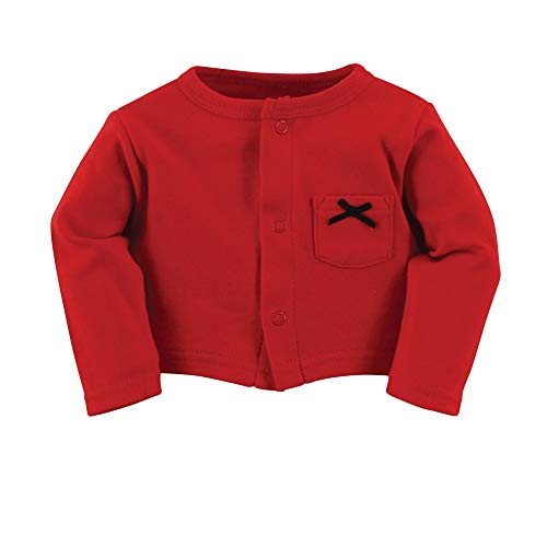 Infant and Toddler Girl Cotton Dress and Cardigan Set Cherries, 0-3 Months