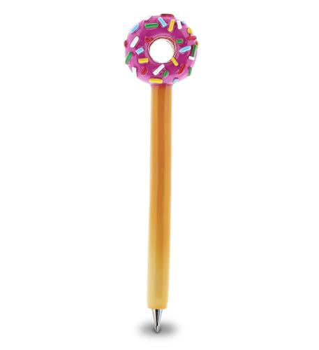 Pink donut novelty pen for kids and adults