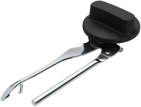 MODAIO-Can Opener Stainless Steel Hand Grip Can and Bottle Opener, Silver and Black