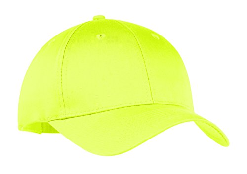 Port & Company Uni -adult Six-Panel Twill Cap CP80 -Neon Yellow OSFA