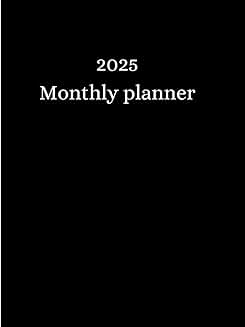 2025 Weekly and Monthly Planner, 8.5 x 11 inches