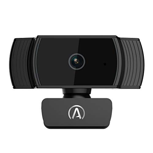 W-300AF Full 1080P Webcam with Auto Focus and Desktop Tripod Included, Black