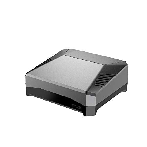 ONE M.2 Aluminum Case for Raspberry Pi 4 with Power Button and Fan | SATA SSD Support | B-Key and B+M Key Compatible