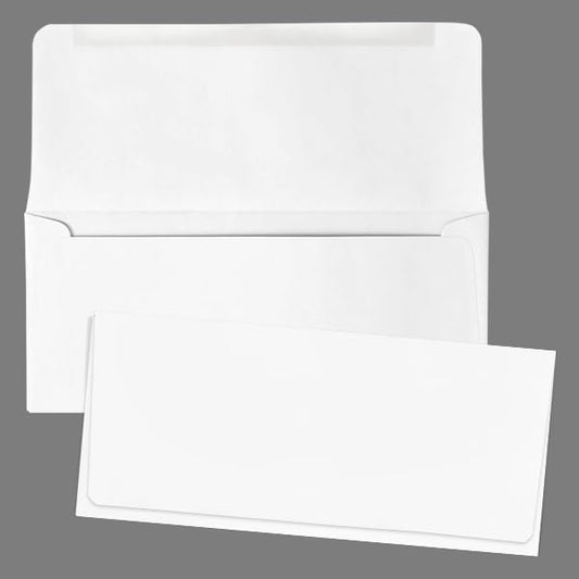 Bright White Remittance Envelopes, 3 7/8 x 8 7/8", 500 Pack