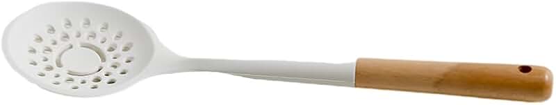 White silicone cookware and spatula set with long handles