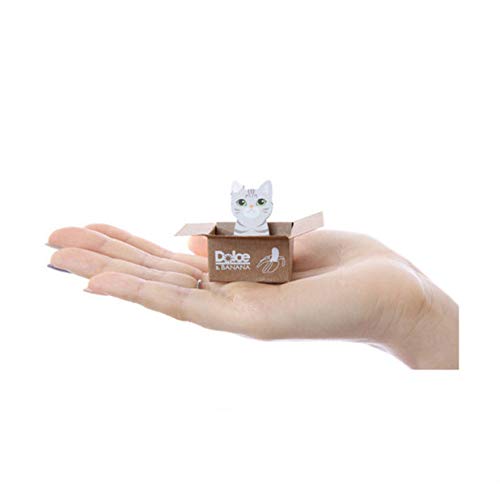 20 Pack Cat-Shaped Sticky Notes with 5 Designs
