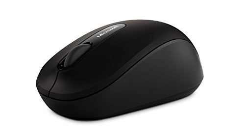 Bluetooth Mobile Mouse 3600 - Black. Comfortable Design, Right/Left Hand Use, 4-Way Scroll Wheel, Wireless Bluetooth Mouse for PC/Laptop/Desktop, Works with for Mac/Windows Computers