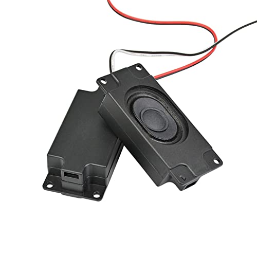 '-SPEAKER, 2Pcs Audio Portable Speakers 3070 4Ohm 3W Computer Speaker Advertising LCD TV Speakers Loudspeaker Rectangle Speaker (Size : 3W)