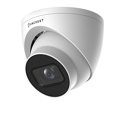 5MP Turret POE Camera, UltraHD Outdoor IP Camera POE with Mic/Audio, 5-Megapixel Security Surveillance Cameras, 98ft NightVision, 2.8mm Lens (103 FOV), IP67, MicroSD (256GB), (IP5M-T1179EW)