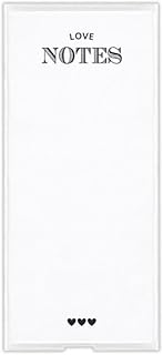 Rectangular Acrylic Notepaper Holder with 125 Sheets