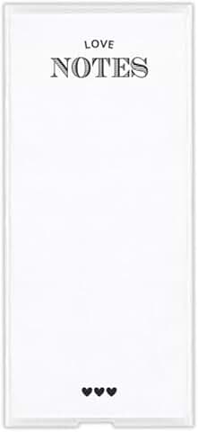 Rectangular Acrylic Notepaper Holder with 125 Sheets