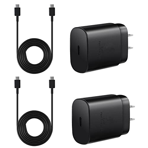 25W USB C Fast Charger with 5ft Cable for Samsung Galaxy Phones