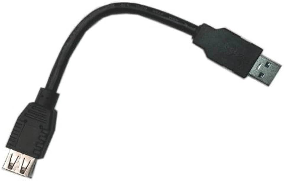 6-inch USB 3.0 Type A Male to Female Extension Cable