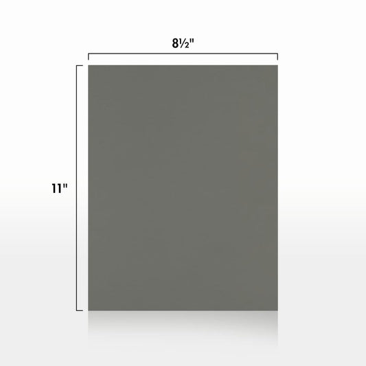 Smoke Gray Letter Size Paper, 80lb, 250 Sheets