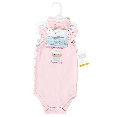 Sleeveless Bodysuit and Headband Set, Sweetest Cupcake, 0-3 Months