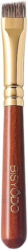 Short Angled Eyebrow Brush in Brown