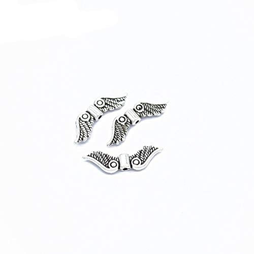 Small Angel Wing Beads for Jewelry Making and Crafts