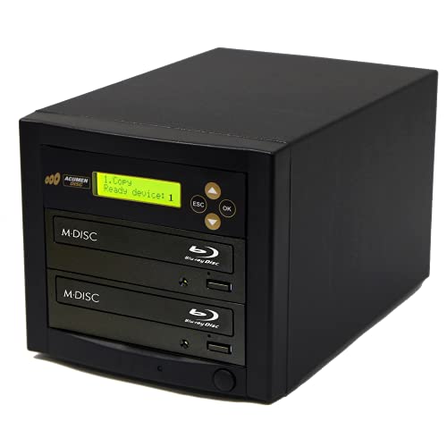 1 to 1 Blu-ray Duplicator BD BDXL BD-R MCD DVD to Copier (with USB 3.0 Connection) Tower Replication Recorder