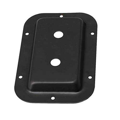 1/4" Durable Steel Headphone Jack Plate Socket Clip for Speaker Cabinets Black