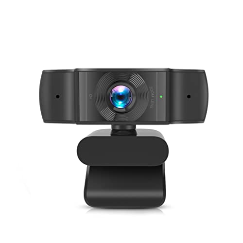 Webcam, HD Webcam 1080P Pro Streaming Web Camera with Microphone, Widescreen USB Computer Camera for PC Mac Laptop Desktop Video Calling Conferencing Recording