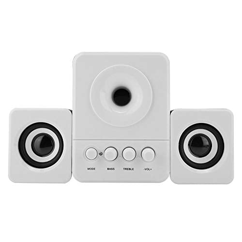 Bluetooth Speaker, D-203 Computer Speaker Mini USB2.1 Base Speaker Bluetooth4.2 Version Speaker,Computer Subwoofer Speaker Mini Desktop Speaker with 3D Effect Music