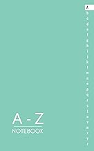 Alphabetical Notebook with Tabs for Notes and Info