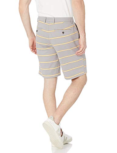 Essentials Men's Classic-Fit 9" Short, Grey, Stripe, 31