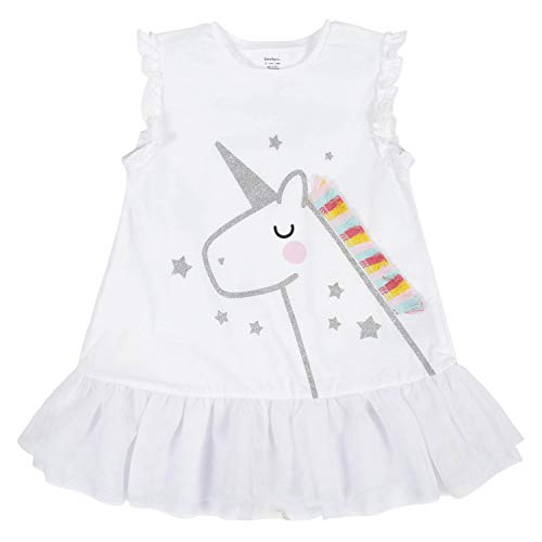 Baby Girls' Tunic and Legging Set, White Unicorn, 6-9 Months