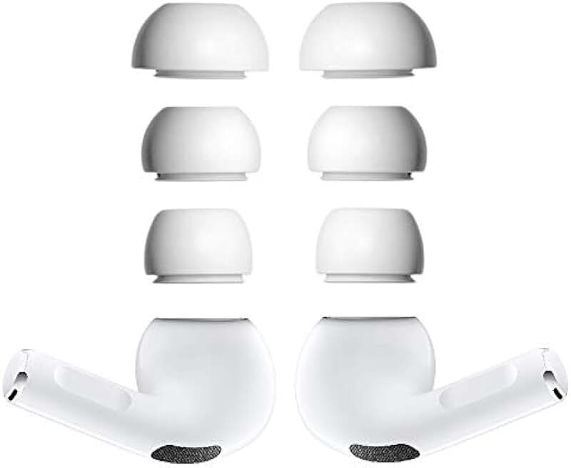 Replacement Silicone Ear Tips for AirPods Pro, 3 Sizes