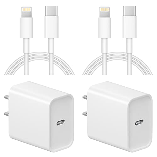 iPhone 14 Charger Fast ChargingApple MFi CertifiedUSB C Wall Charger 20W PD Adapter with 6FT Lightning Cable Compatible iPhone 14/14 Pro/14 Pro Max/14 Plus/13 12 11 Pro Max/Pro/Mini/Xs Max/XR/X,iPad