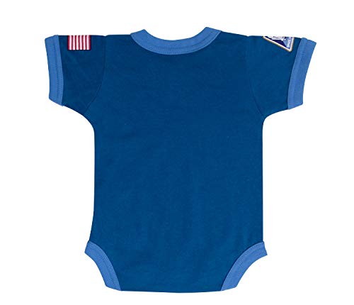 NASA Infant One Piece Bodysuit, 3-6 Months Navy Blue