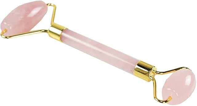 Rose Quartz Facial Roller for Face and Eyes