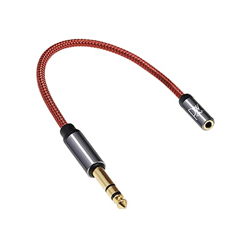 1/4 to 3.5mm Adapter 1/4 to 1/8 Headphone Adapter Headphone Adapter 3.5 to 1/4 1/4 to 1/8 Adapter Cable for Guitar-0.65FT/0.20M