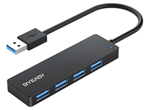 4-Port USB 3.0 Hub for MacBook, iMac, Surface, and Laptop