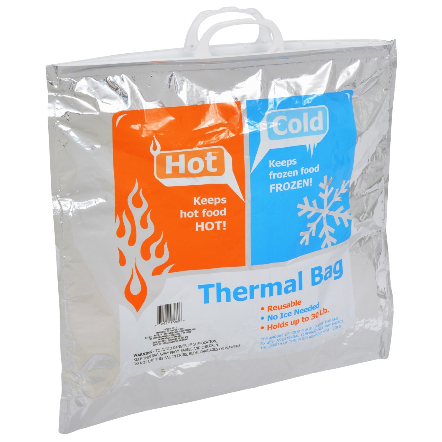 Thermal Hot/Cold Bags, 16 in. (Pack of 36)