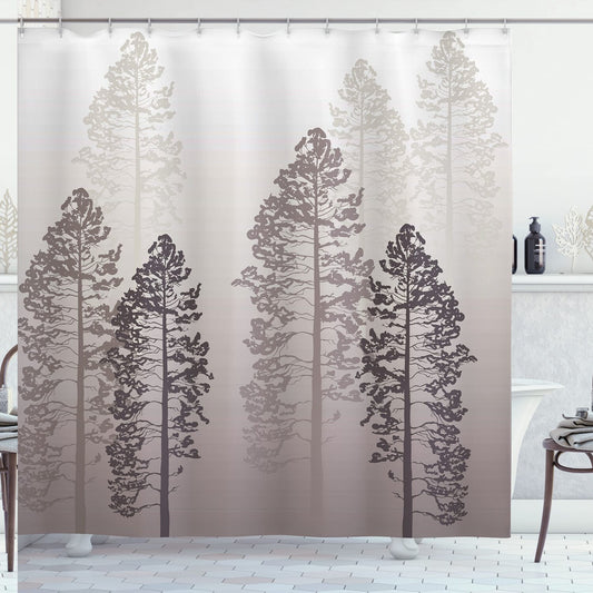 Country Forest Shower Curtain 69x70 inches