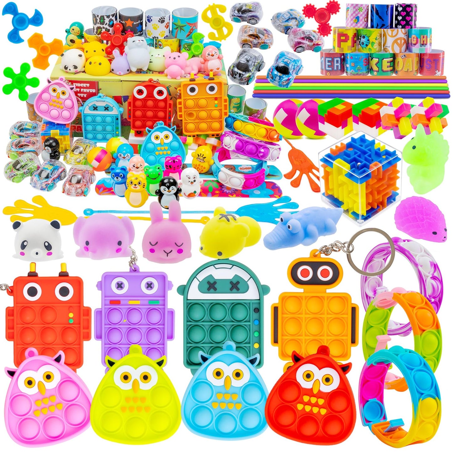 Party Favors Toy Set for Kids, Pinata Fillers, Prizes