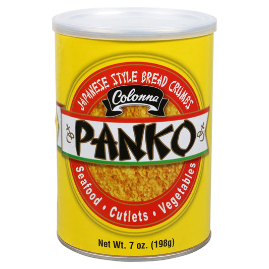 Colonna Japanese Style Panko Bread Crumbs, 7-oz. Cans (Pack of 12)