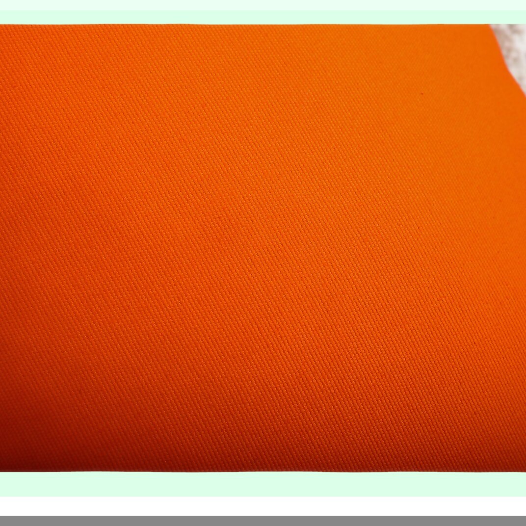 Vibrant Cotton Canvas Pillow Covers - Set of 2 Decorative Cushion Covers in Orange - 16"x16" - 45 Color Options - Solid Design - Home Decor Accents